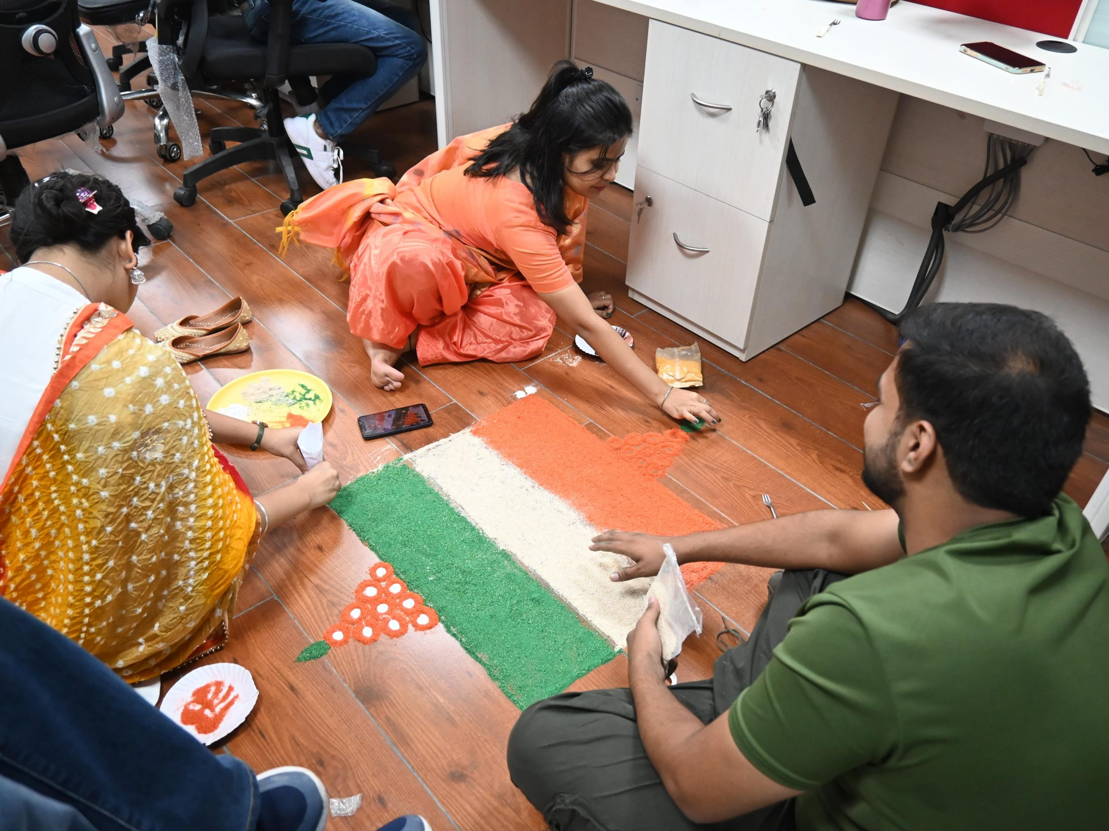 Independence Day Rangoli - RedBlink