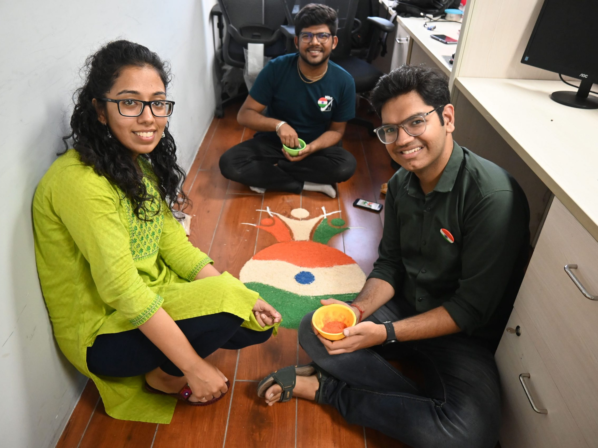 Independence Day Rangoli - RedBlink